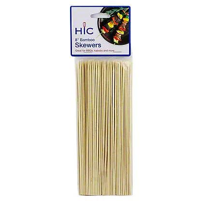 Harold Import Skewers 8" Bamboo (100 Pack) - Kitchen & Dining Kitchen Accessories