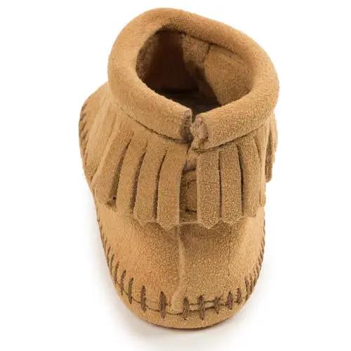 Minnetonka Moccasin Back Flap Bootie 1187 - Shoes Boots