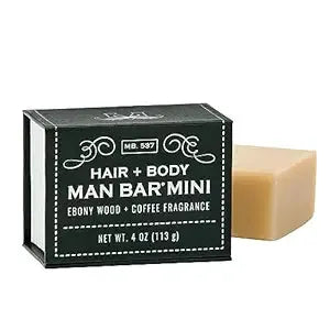 Man Bar Soap MAN BAR MINI Hair & Body - EBONY WOOD - Bar Soap HAIR & BODY SOAP