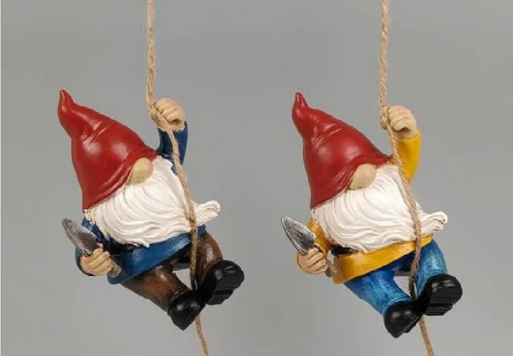MayRich Company Gnome Climbing Garden Rope - Lawn Ornaments Garden Sculptures & Statues