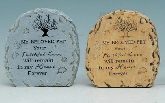 Pet Memorial Rock