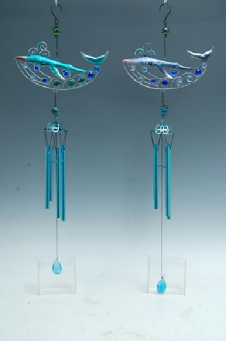 Nautical Whale Wind Chimes