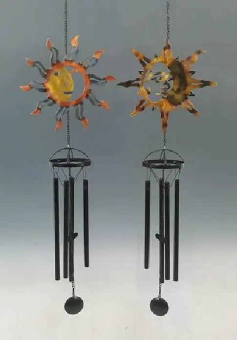 MayRich Company Sun Face Wind Chimes - Decor General Decor