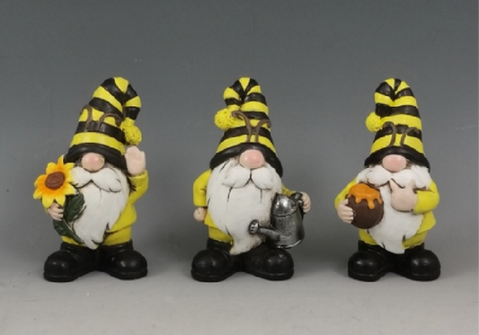 Cement BEE Gnome Figurine