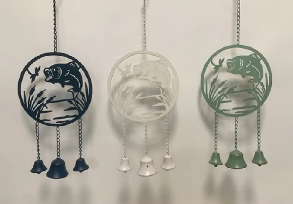 MayRich Company Fishing Wind Chimes - Wind Chimes General Decor