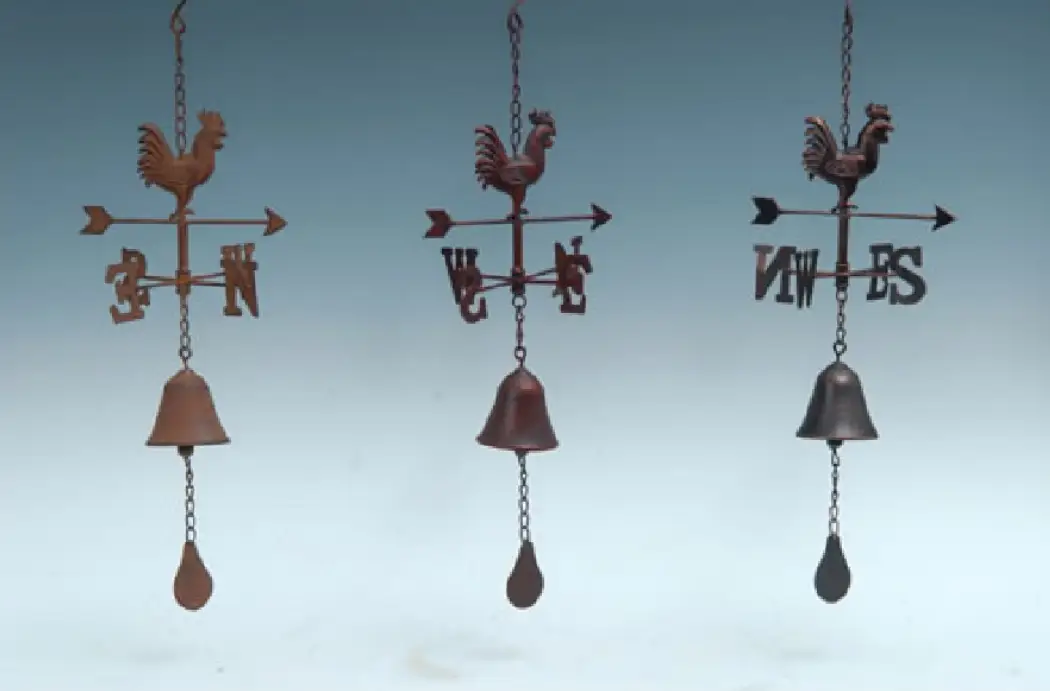 MayRich Company Rooster Wind Chimes - Wind Chimes Garden Sculptures & Statues