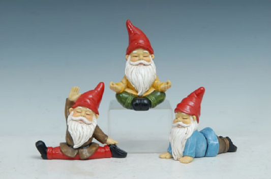 YOGA Gnome Figurine
