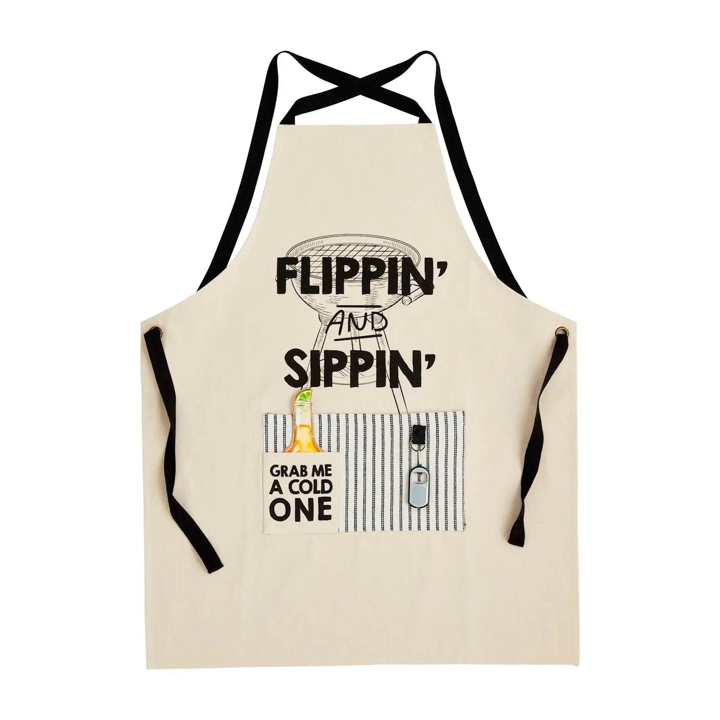 Mud Pie Mud Pie Fire Up the Grill Apron - Kitchen & Dining Kitchen Accessories