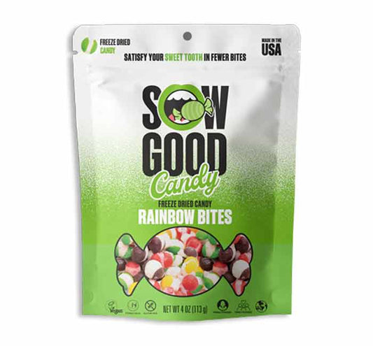 Sow Good Freeze Dried Candy - Rainbow Bites