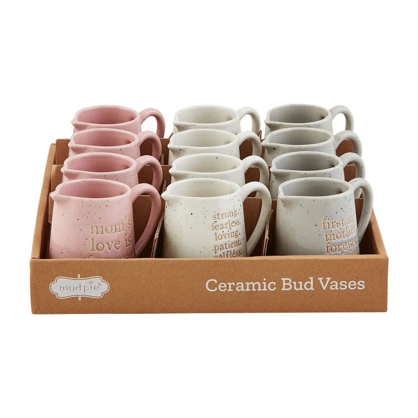 Mud Pie Mud Pie Mom Bud Vases - Kitchen & Dining Kitchen Accessories