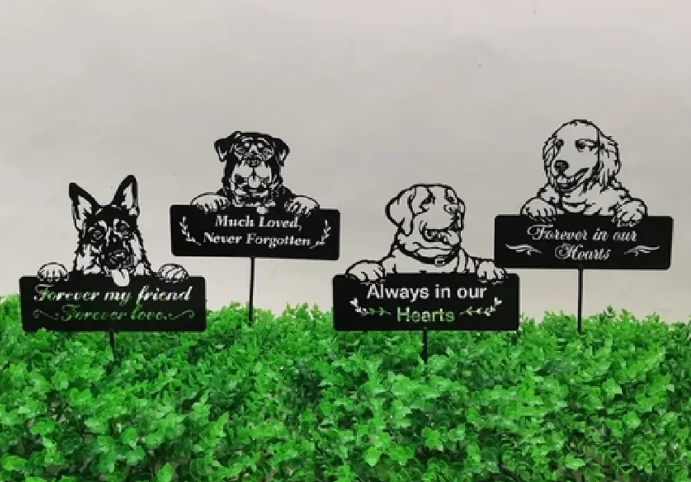 MayRich Company Memorial DOG Stake - Pet Supplies Memorial Decor