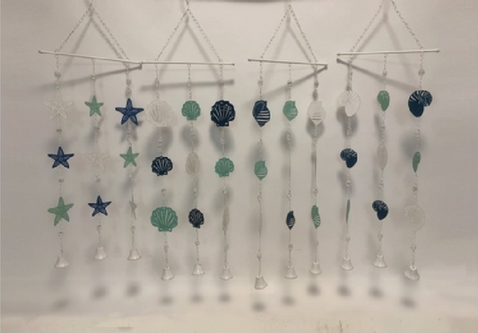 Nautical Seashell Star Shells Wind Chime