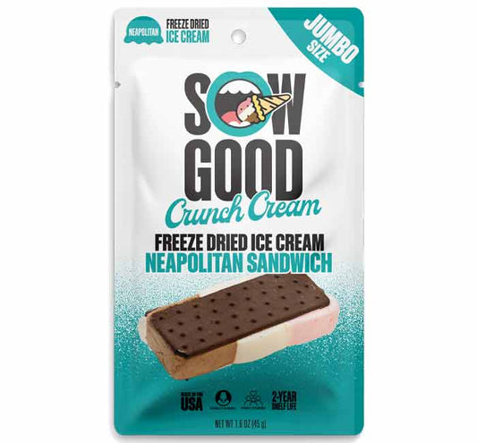 Sow Good Freeze Dried Ice Cream Sandwich & Bar