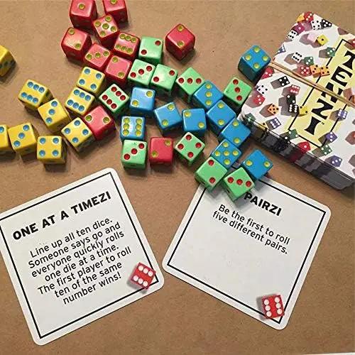 CARMA GAMES 77 Ways To Play TENZI - Dice Sets & Games