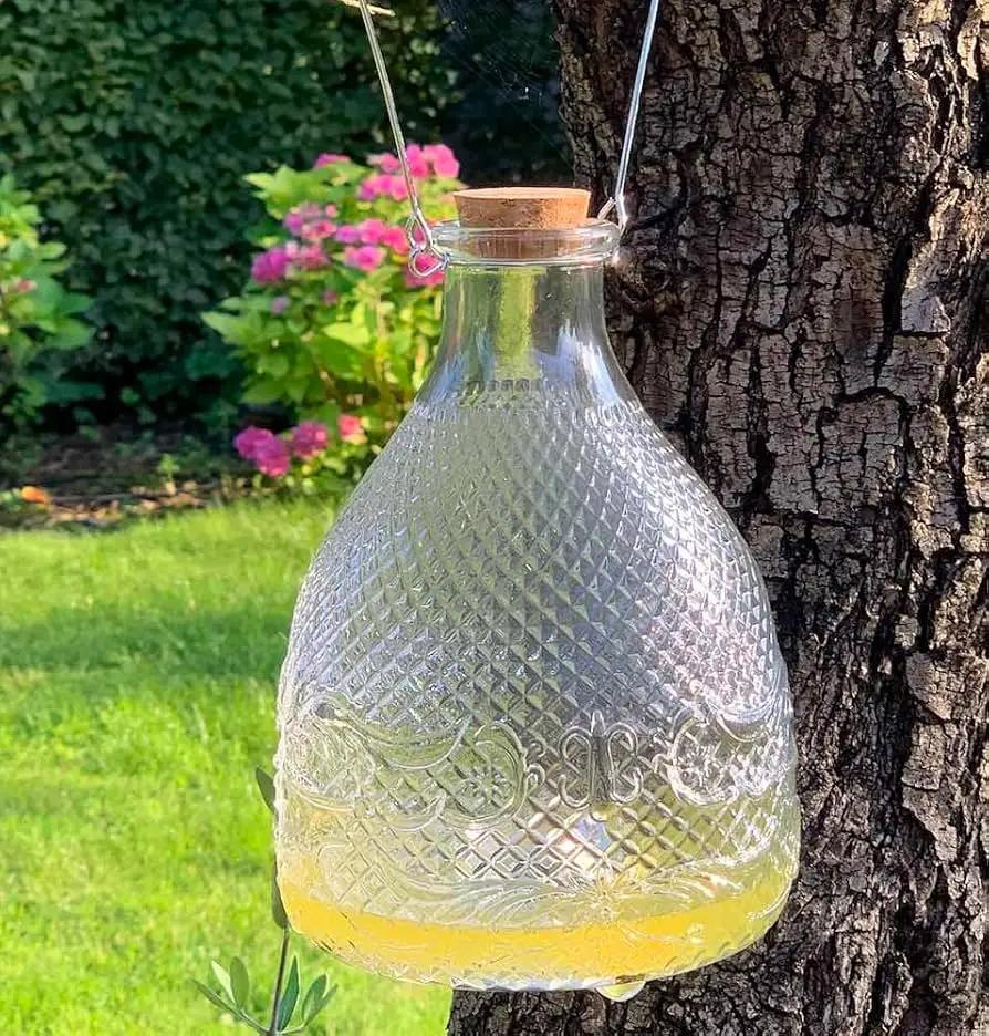 ESSCHERT DESIGN USA HOBNAIL GLASS WASP TRAP - Decor HOME DECOR