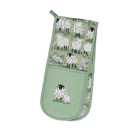 Woolly Sheep Dbl Oven Glove