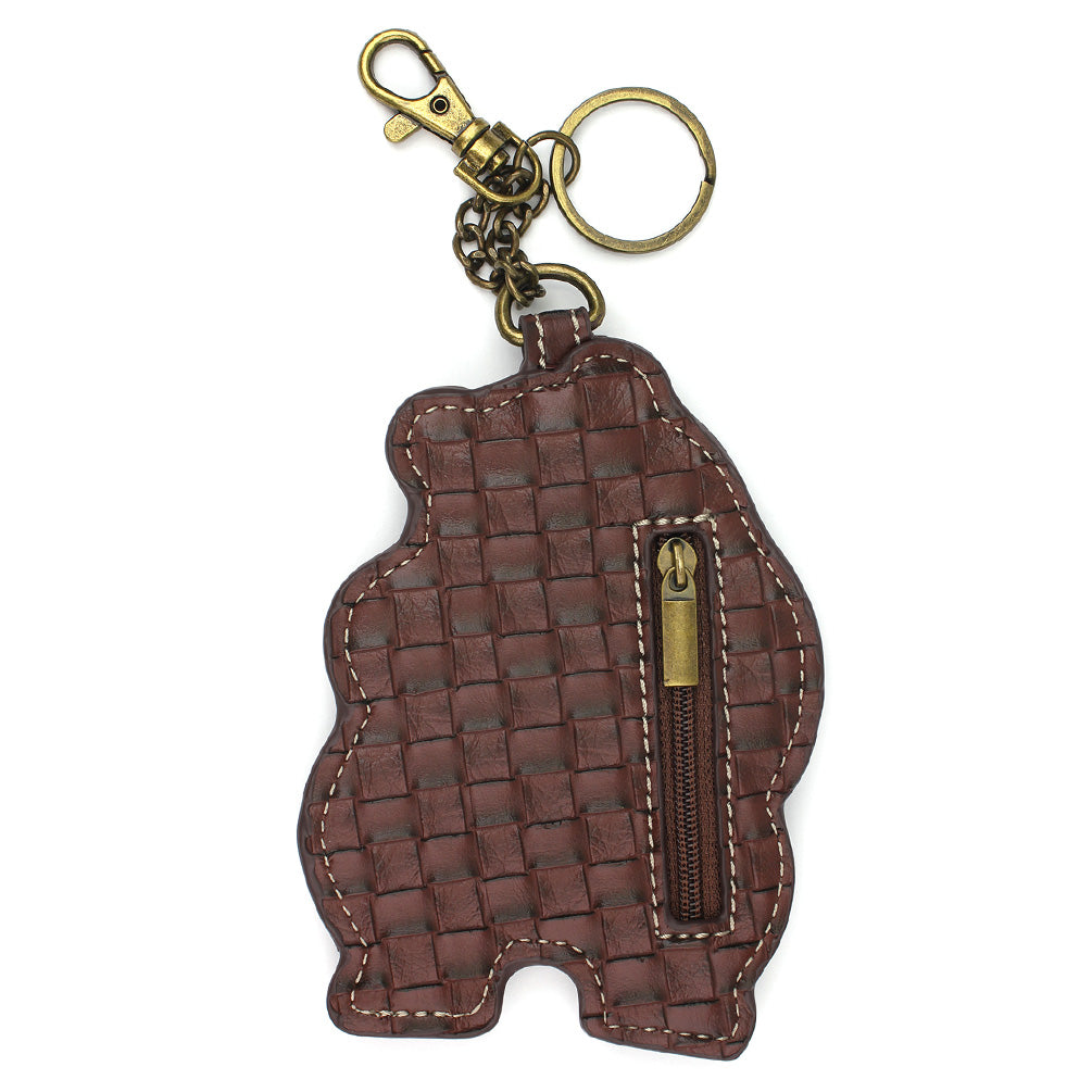 Chala Key Fob/Coin Purse - Black Bear bag