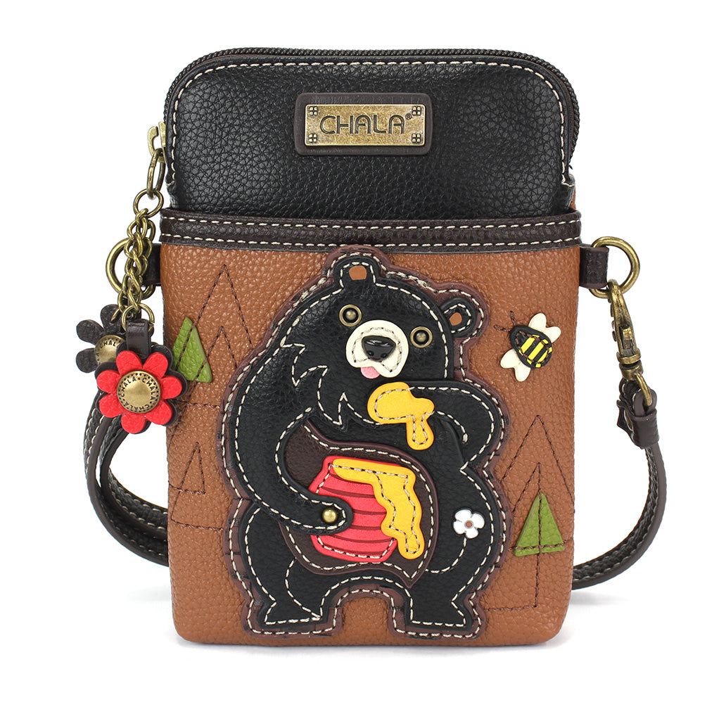 Chala Cellphone Xbody - Black Bear bag