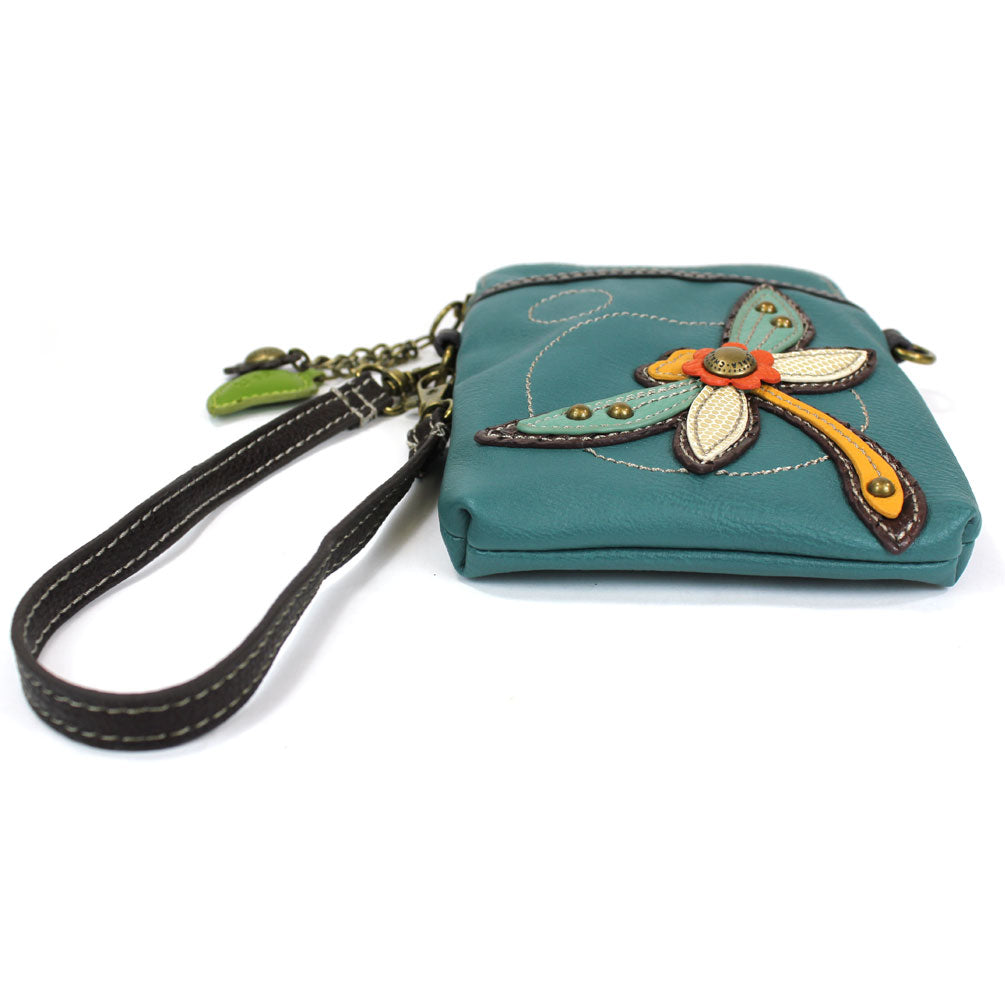 Chala Cellphone Xbody - Dragonfly (Turquoise) bag