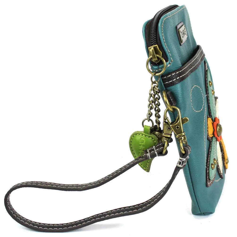 Chala Chala Cellphone Xbody - Dragonfly (Turquoise) bag - Handbags Chala Bag