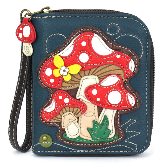 Chala Zip Around Wallet - Mushrooms bag