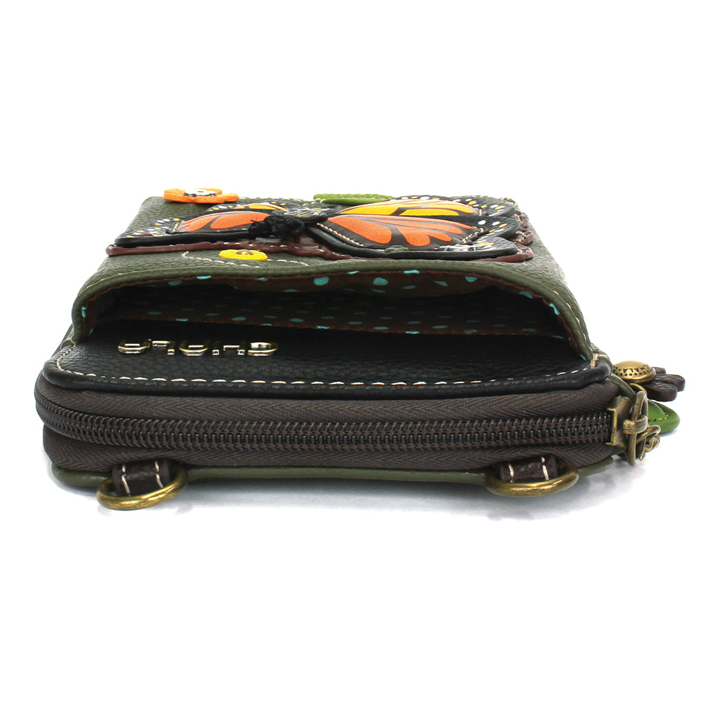 Chala Wallet Xbody - Monarch Butterfly bag