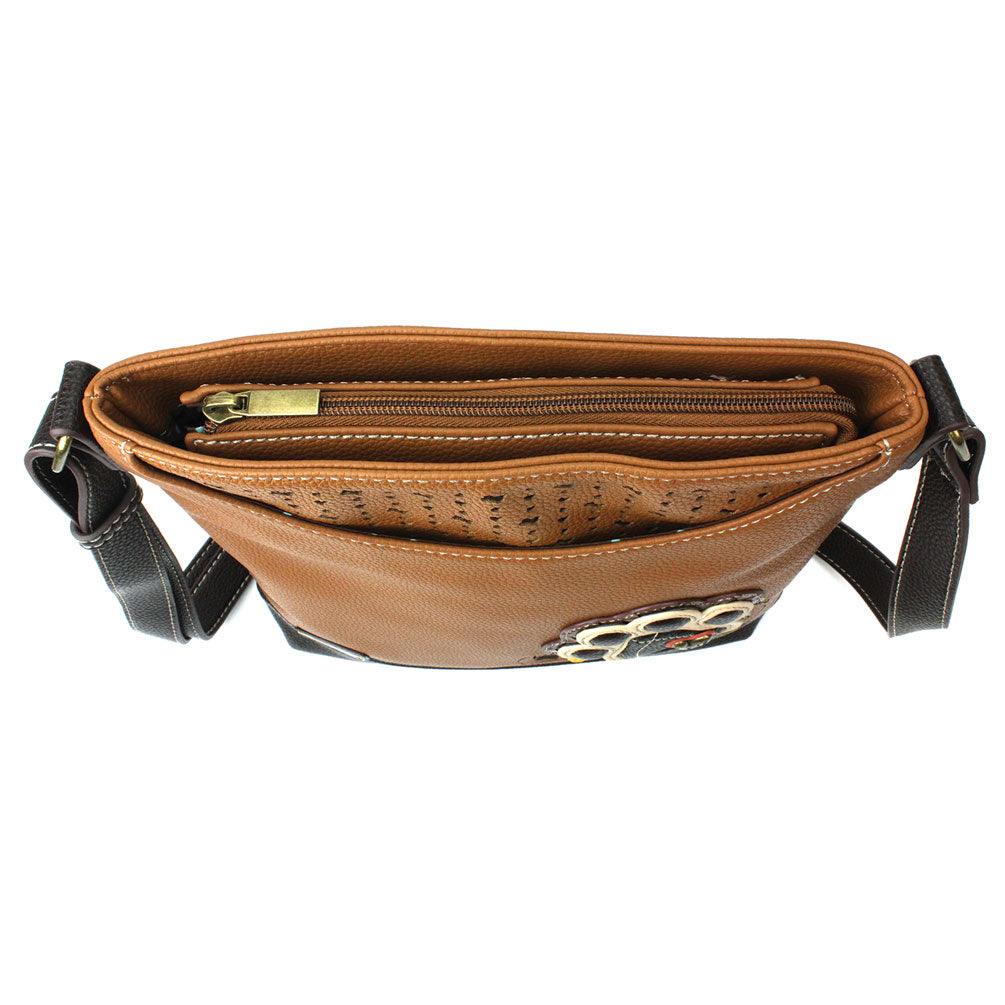 Chala Sweet Messenger - Ivory Pawprint bag