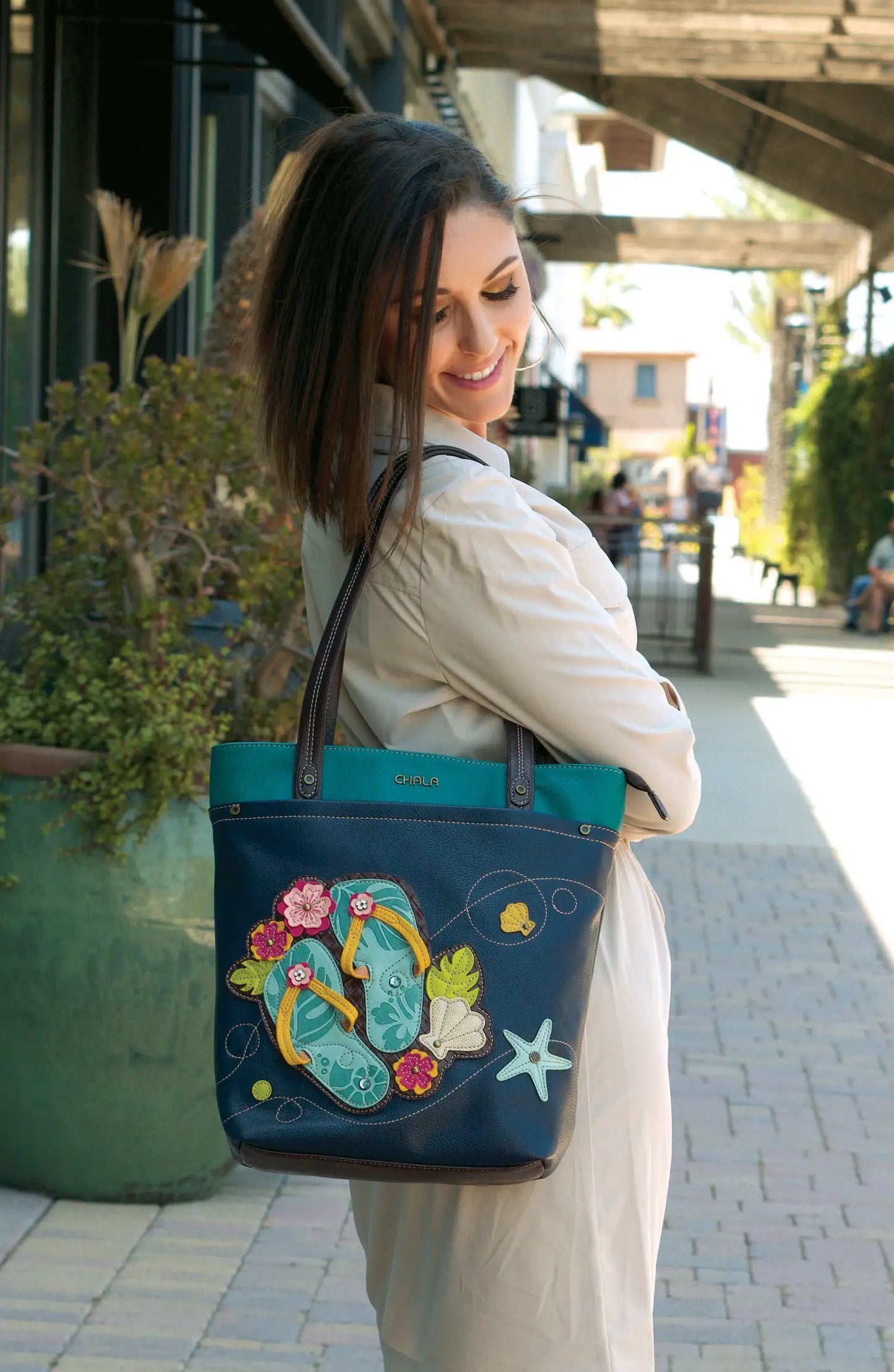 Chala Chala Deluxe Everyday Tote - Flip Flop bag - Handbags Chala Bag