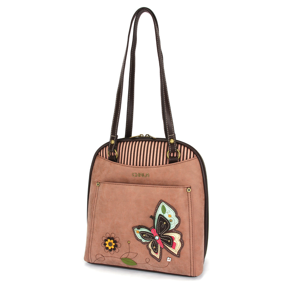 Chala Convertible Backpack Purse - Butterfly bag
