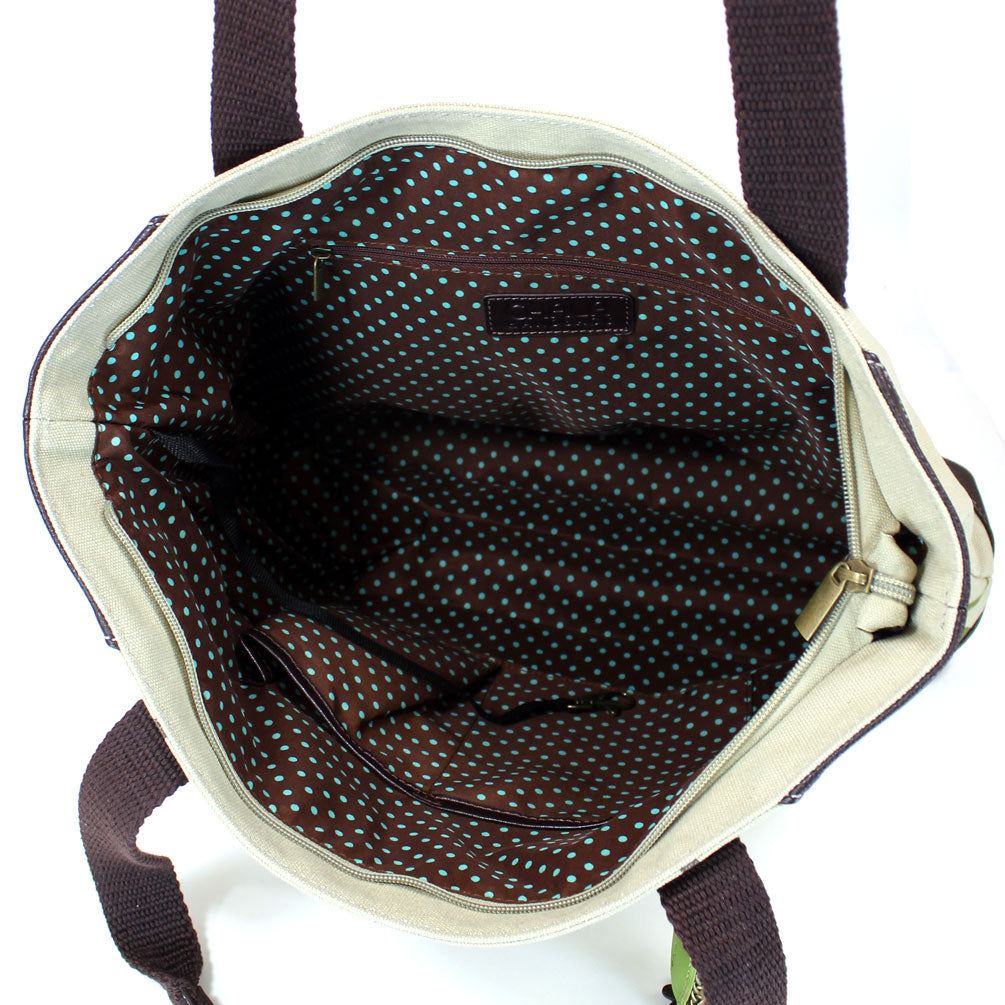 Chala Safari Canvas Tote - Bear bag