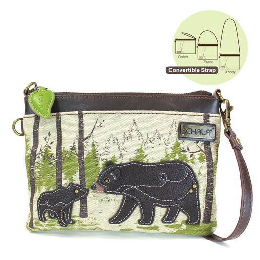Chala Safari Canvas Mini Xbody - Bear bag