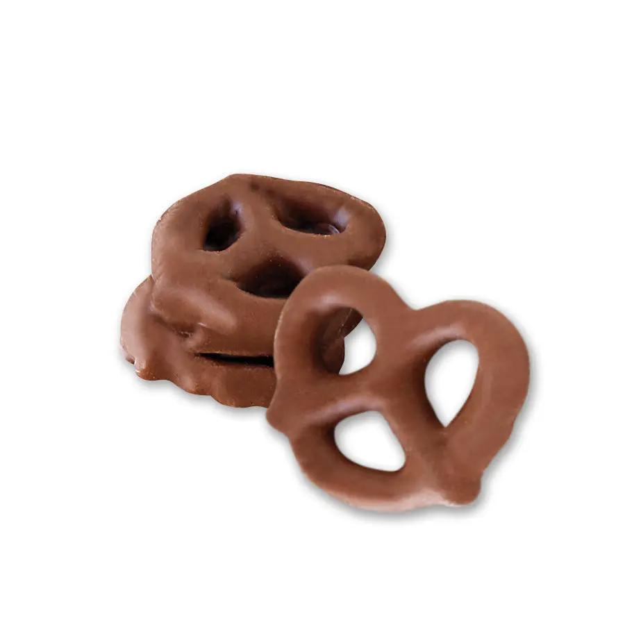 Ozarkland Chocolate Covered Mini-Twist Pretzels - Chocolate Bulk Chocolates