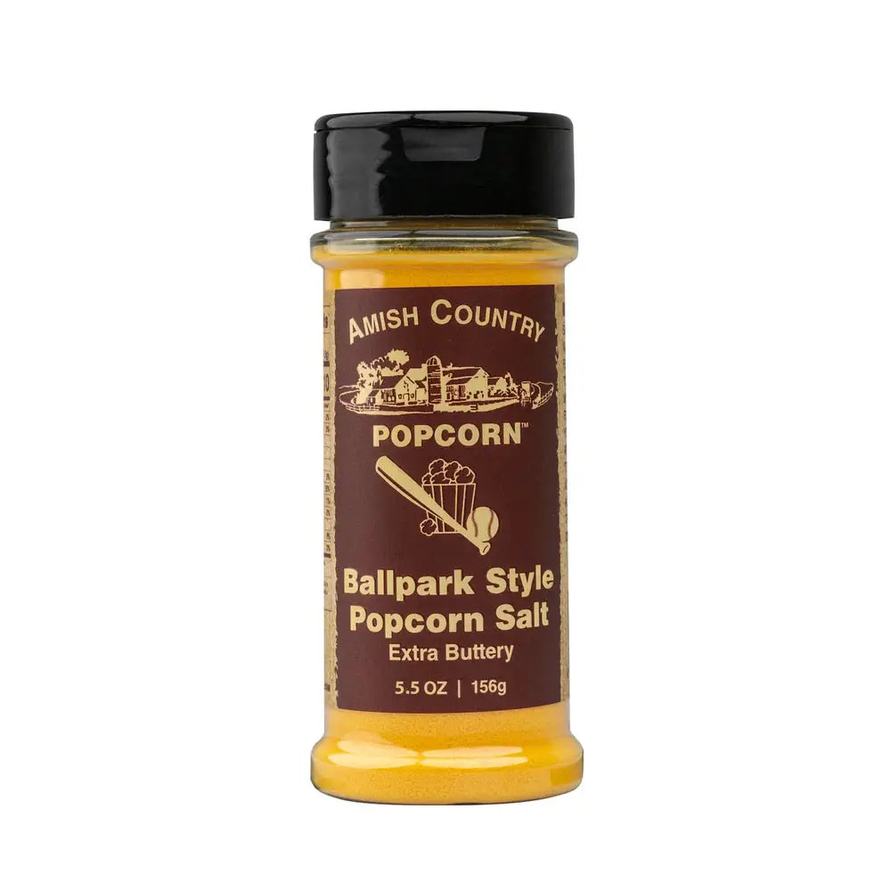 AMISH COUNTRY POPCORN Ballpark Style Popcorn Seasoning - Salt Popcorn Seasoning