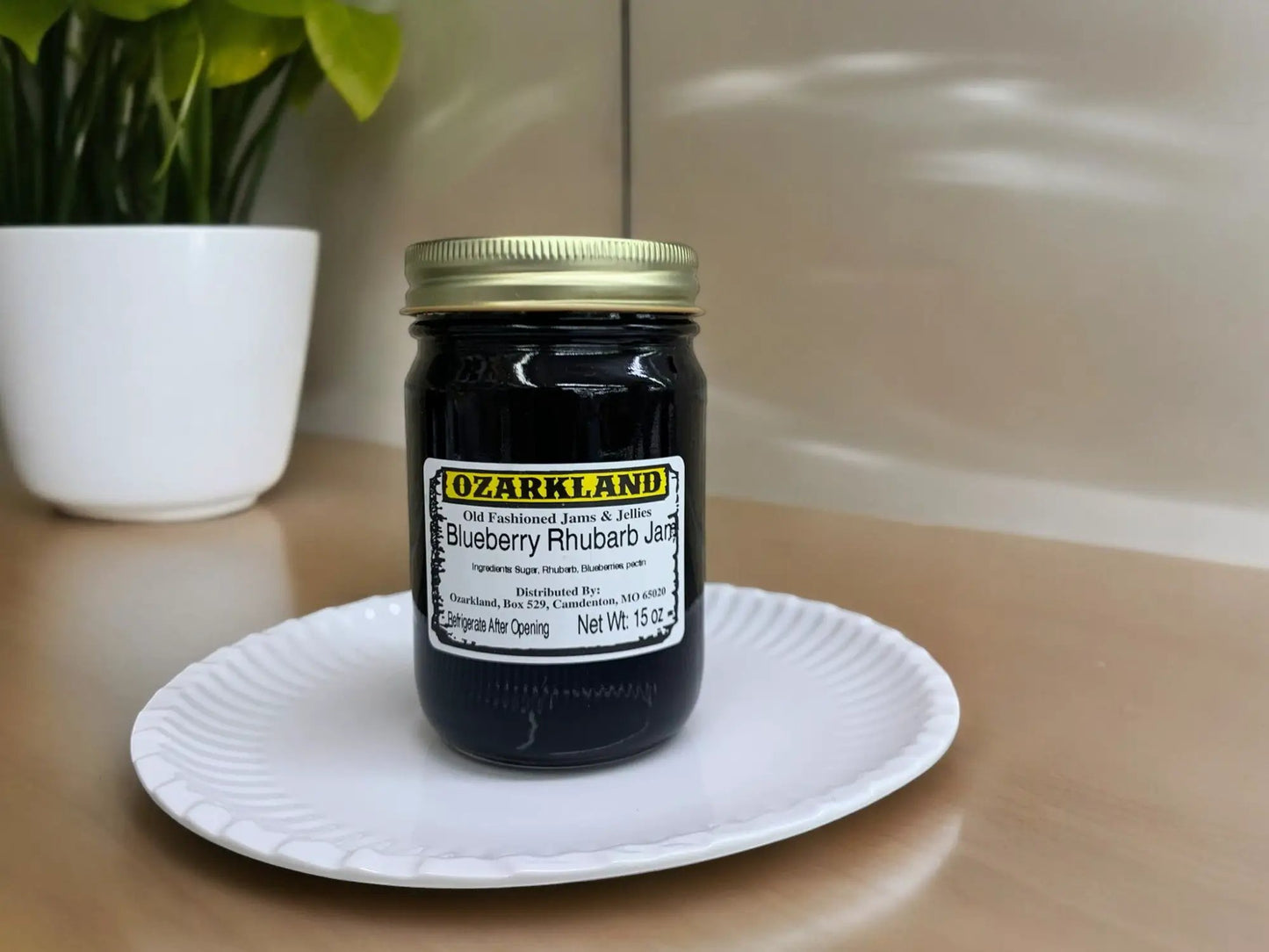 Ozarkland Blueberry Rhubarb Jam - Jams & Jellies Jam