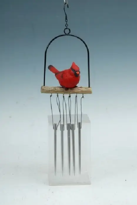 MayRich Company Cardinal Wind Chimes 5x19h - Wind Chimes General Decor