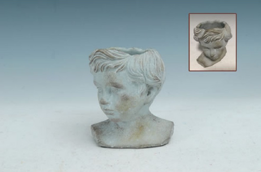 Cement BOY HEAD Pot / Planter