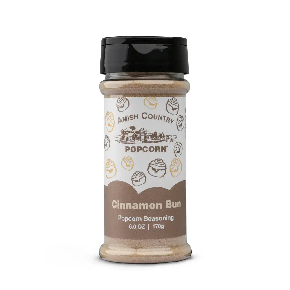 AMISH COUNTRY POPCORN Cinnamon Bun Popcorn Seasoning - Popcorn Seasoning Popcorn Seasoning