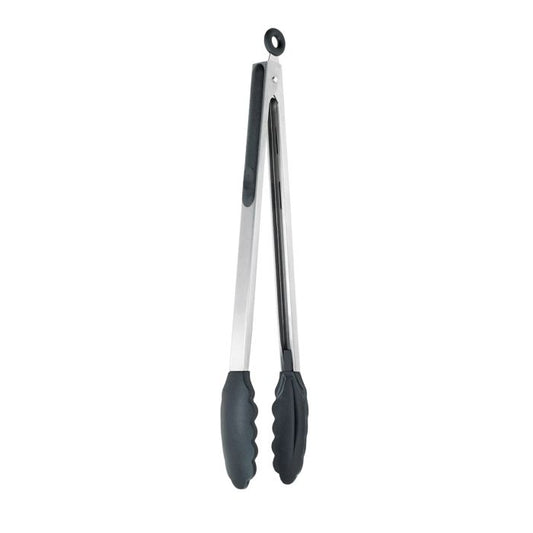 Cutlery-Pro Silicone Tong (Black 12in)