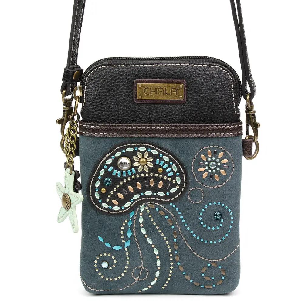 Chala Chala Dazzled Cellphone Xbody - Jellyfish bag - Handbags Chala Bag