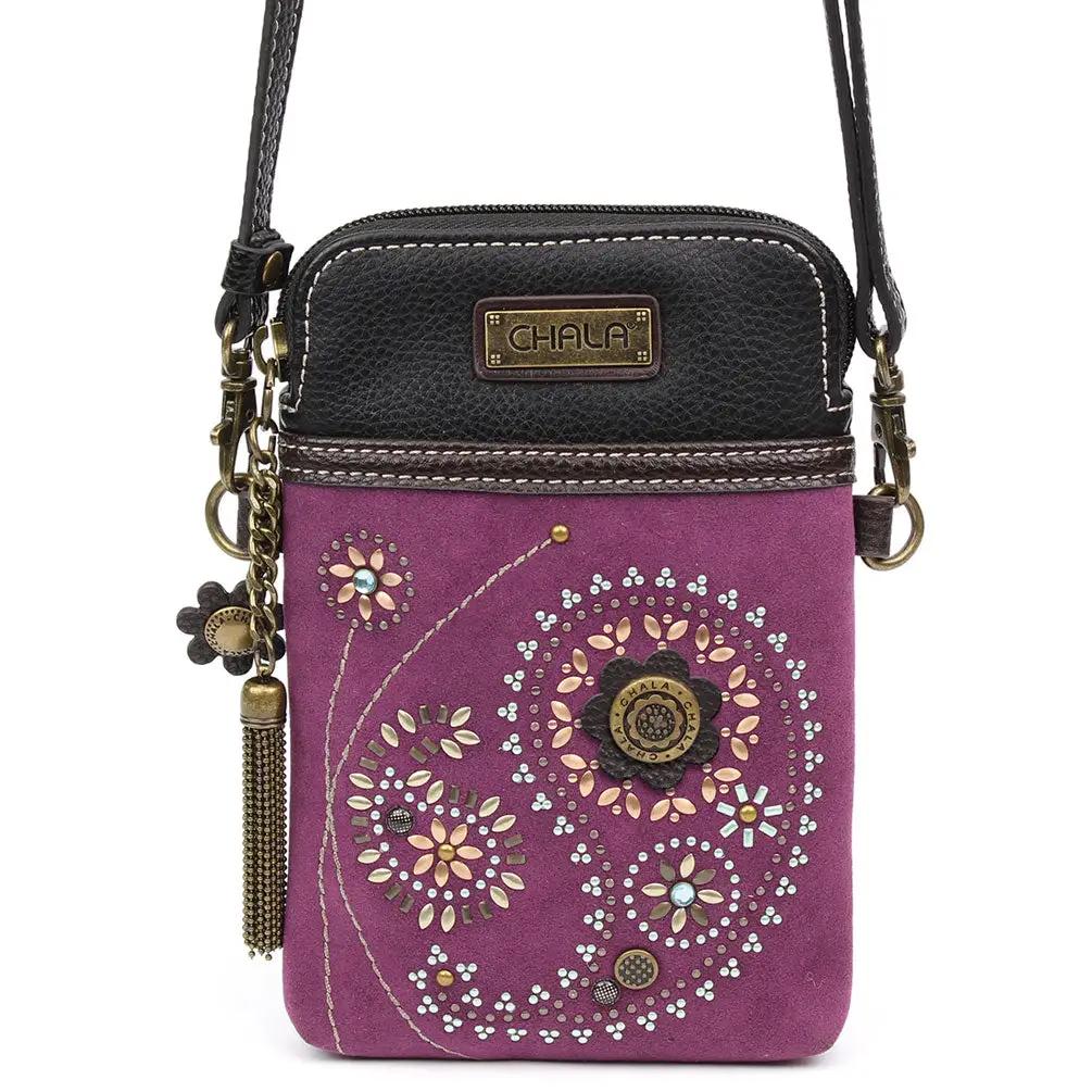 Chala Chala Dazzled Cellphone Xbody - Paisley bag - Handbags Chala Bag