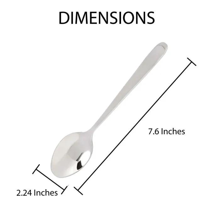 Harold Import Demi Spoon Set, 18/10 Stainless Steel, Set of 4 - Kitchen & Dining Kitchen Accessories