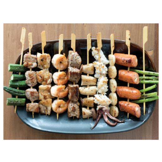 Flat Bamboo Skewers (Pack of 100)