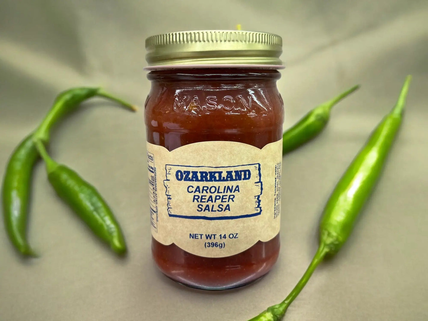 Ozarkland Carolina Reaper Salsa - Food, Beverages & Tobacco Salsa
