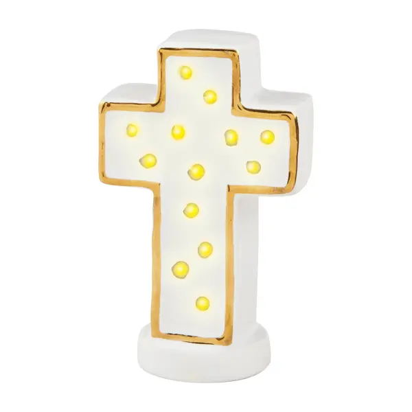 Mud Pie LIGHT-UP CROSS SITTER - Kitchen & Dining Kitchen Accessories