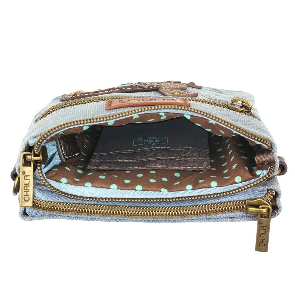 Chala Chala Double Pocket Xbody - Turtle bag - Handbags Chala Bag