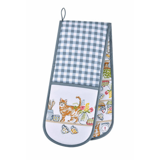 Pantry Cats Dbl Oven Glove