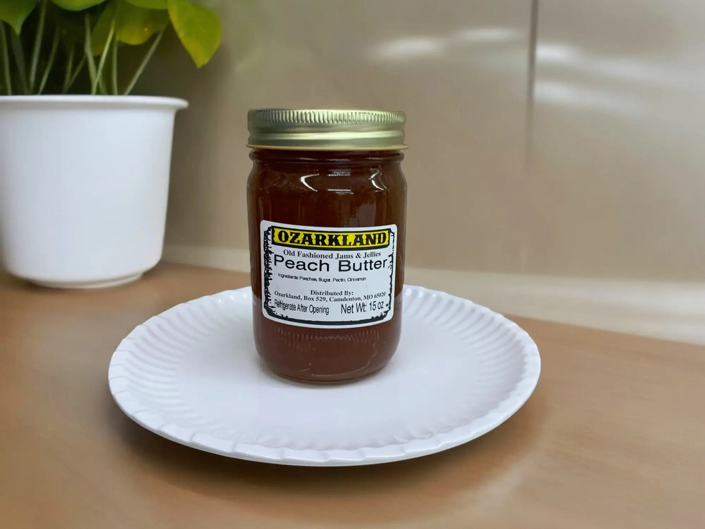 Ozarkland Peach Butter - Jams & Jellies Butter