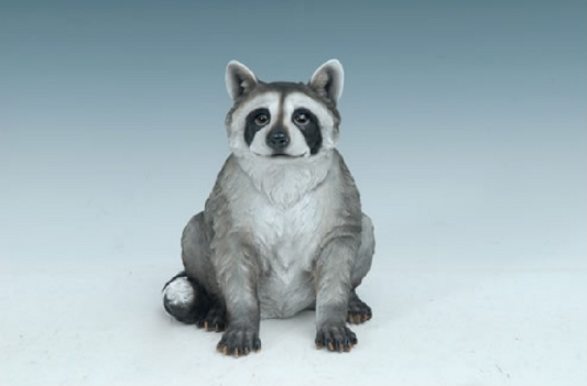 Resin Figurine Raccoon 8x9x11
