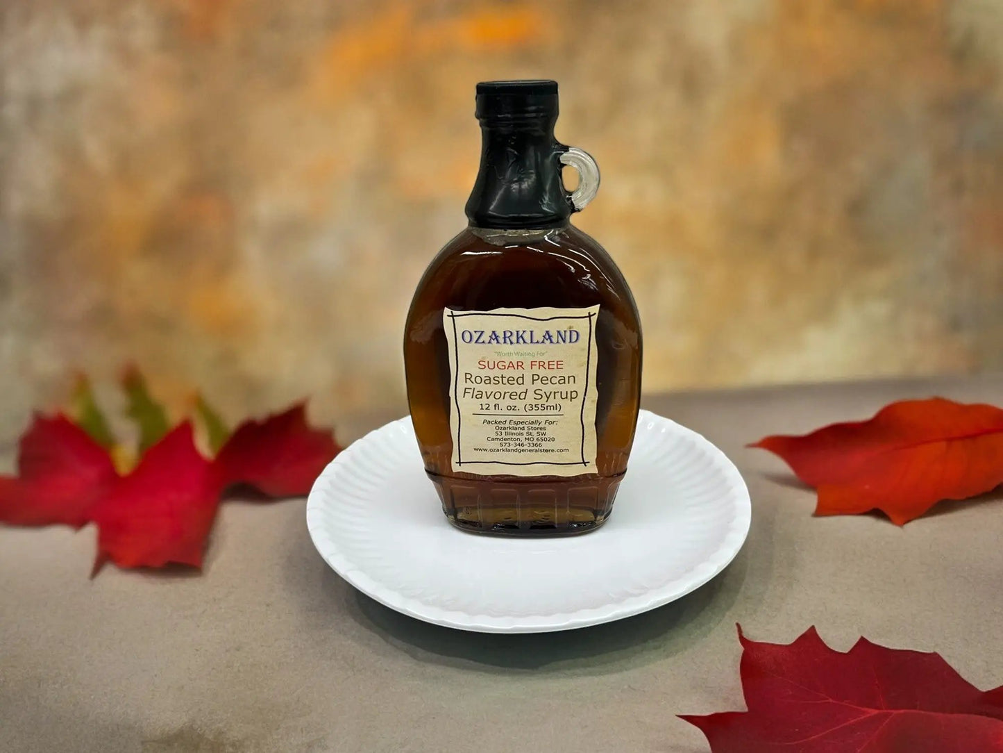Ozarkland Sugar-Free Roasted Pecan Syrup - Food Items Syrup