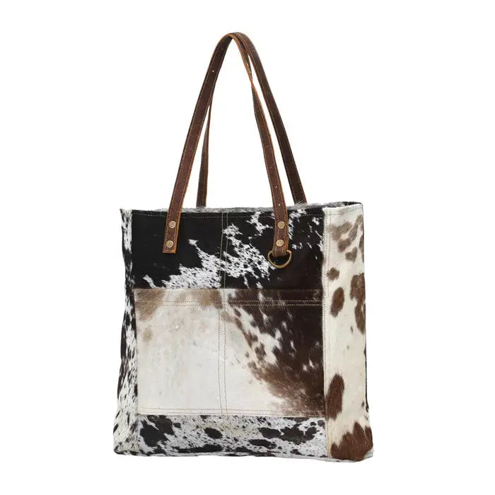 Myra Bag Myra Mesa Trail Patchwork Hairon Tote Bag - Handbags Myra Bag